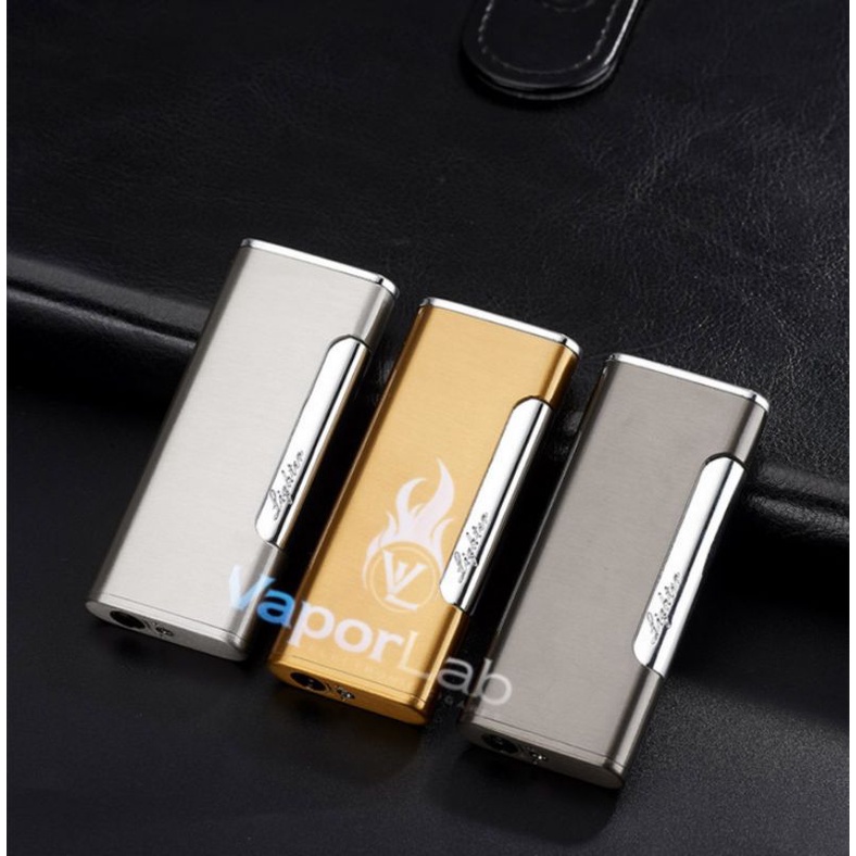 mancis korek api bara las unik slim gas torch lighter bisa isi ulang