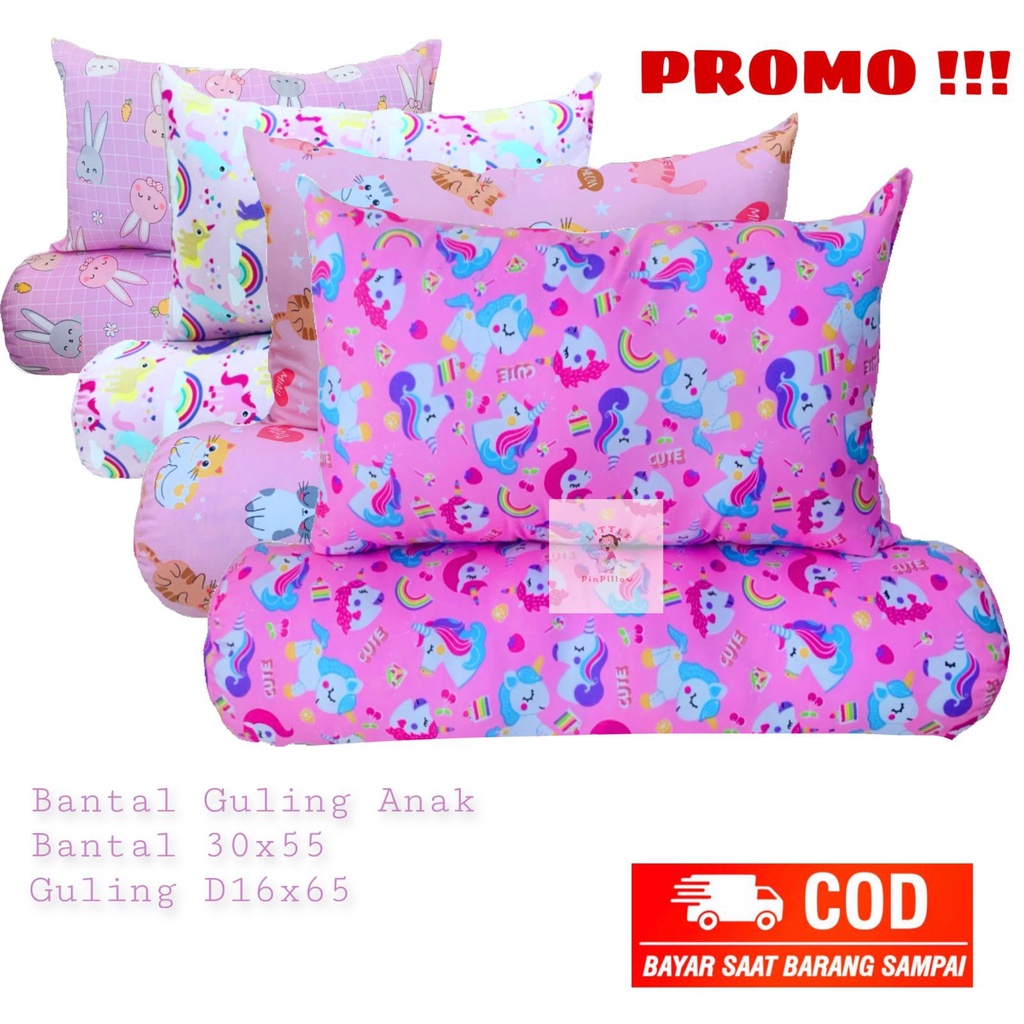BANTAL GULING ANAK Umur 1-8 Th KARAKTER MOTIF CEWEK COWOK ISI SILIKON GULING KARAKTER UNTUK BAYI- 8 