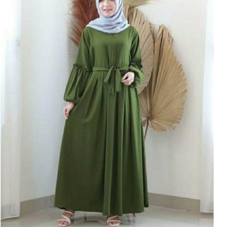 Harga Murah.. GAMIS LARISA // REMPEL TANGAN/AESPA MAXI DRESS