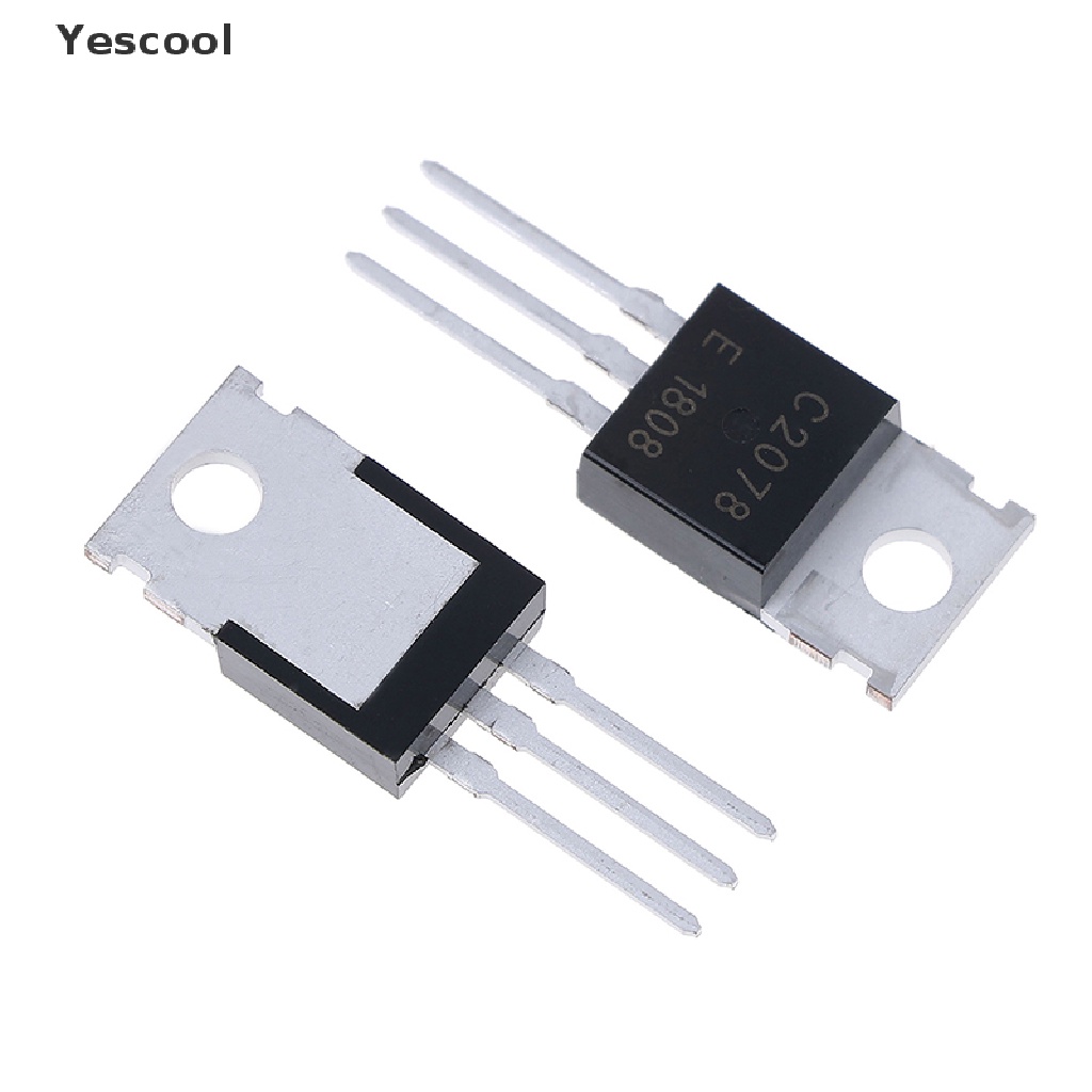 Yescool 5Pcs transistor RF / VHF / UHF TO-220 2SC2078 C2078