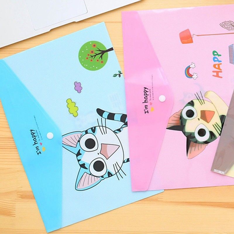 

Perlengkapan Sekolah Yo Yo 1Pc Folder File Dokumen Bahan PVC Ukuran A4 untuk Sekolah / Kantor