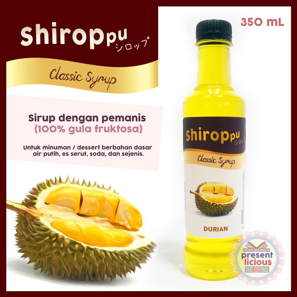 

Durian | Shiroppu Classic Syrup 350 mL | Sirup Manis