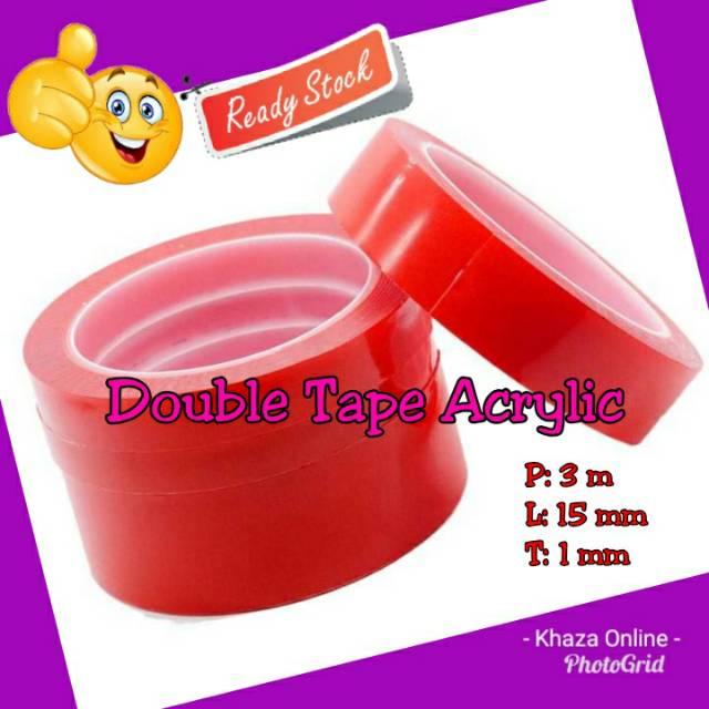 

Double Tape Acrylic Transparan