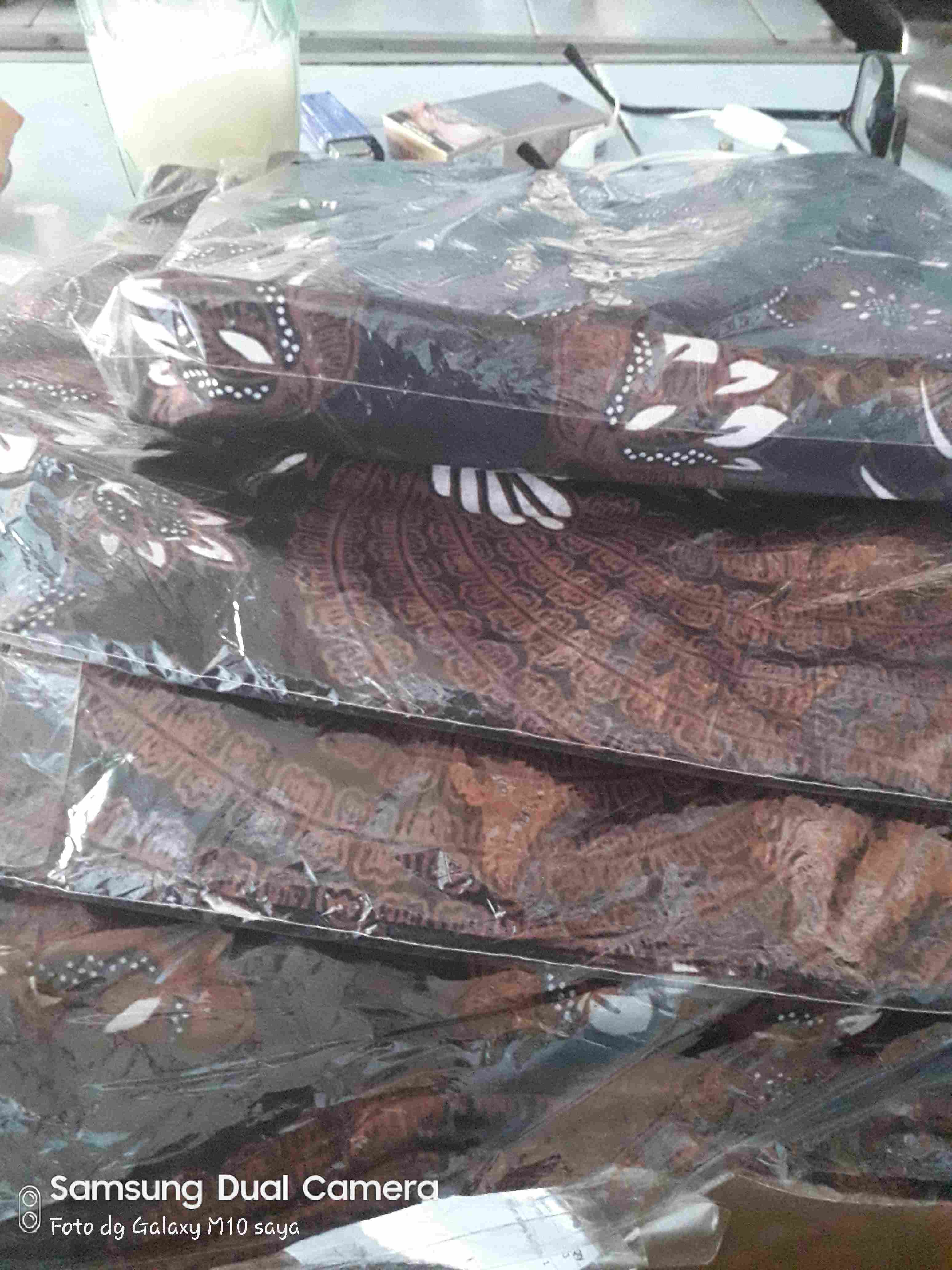 Couple Batik Gamis Jazzy Terbaru Motif Manuk Kembar Original