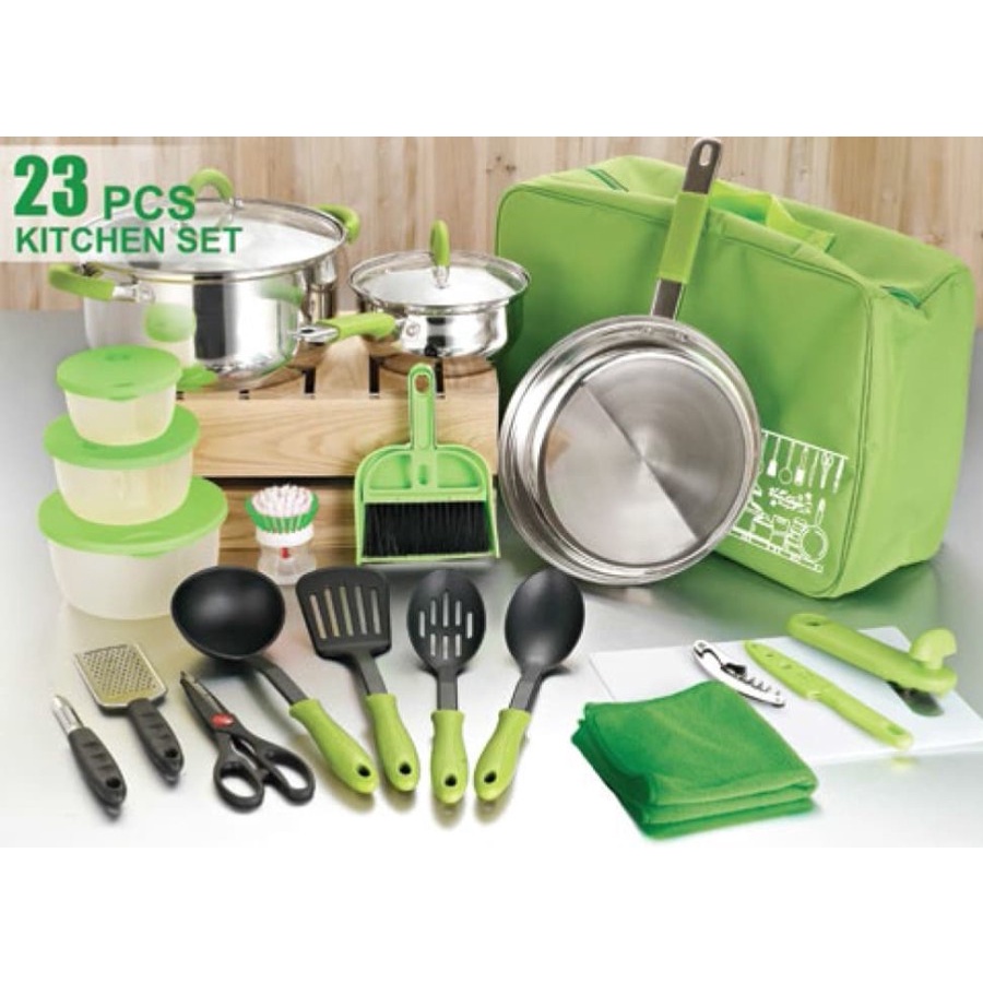 Panci Oxone OX-992 23Pcs Travel Cookware Set