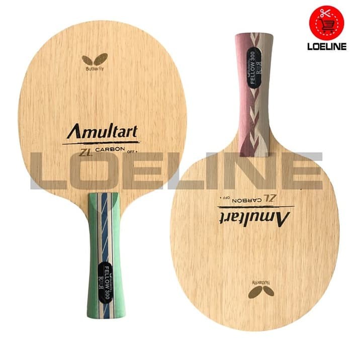 Kayu Bet Bat Blade Pingpong Tenis Meja Butterfly Amultart Carbon Murah