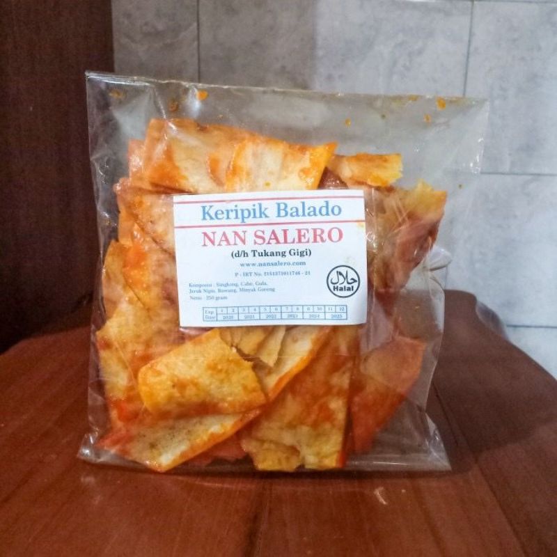 

Keripik Balado Nan Salero 250gr