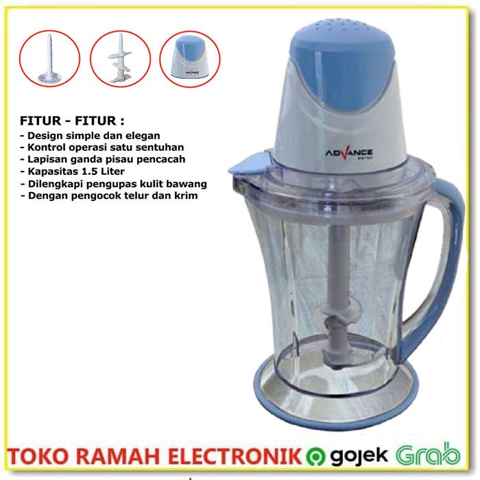 Food Chopper Processor Advance Chp 15 Chopper Daging Chopper Serbaguna