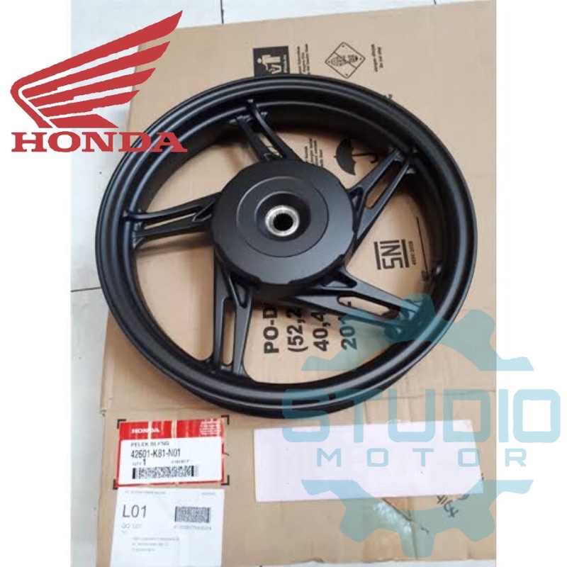 42601K81N01 Velg Racing Belakang Wheel Assy Rear NH-303M Beat Esp Robot K81 Original