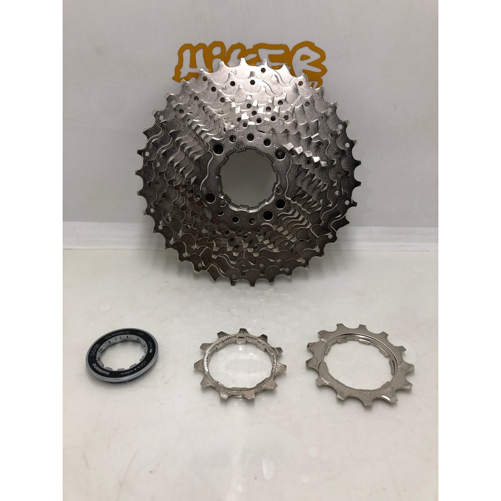 Sproket Sprocket Gear Belakang MTB Seli Sepeda Lipat Road Shimano HG500 10 Speed Model Slope 11 34T 