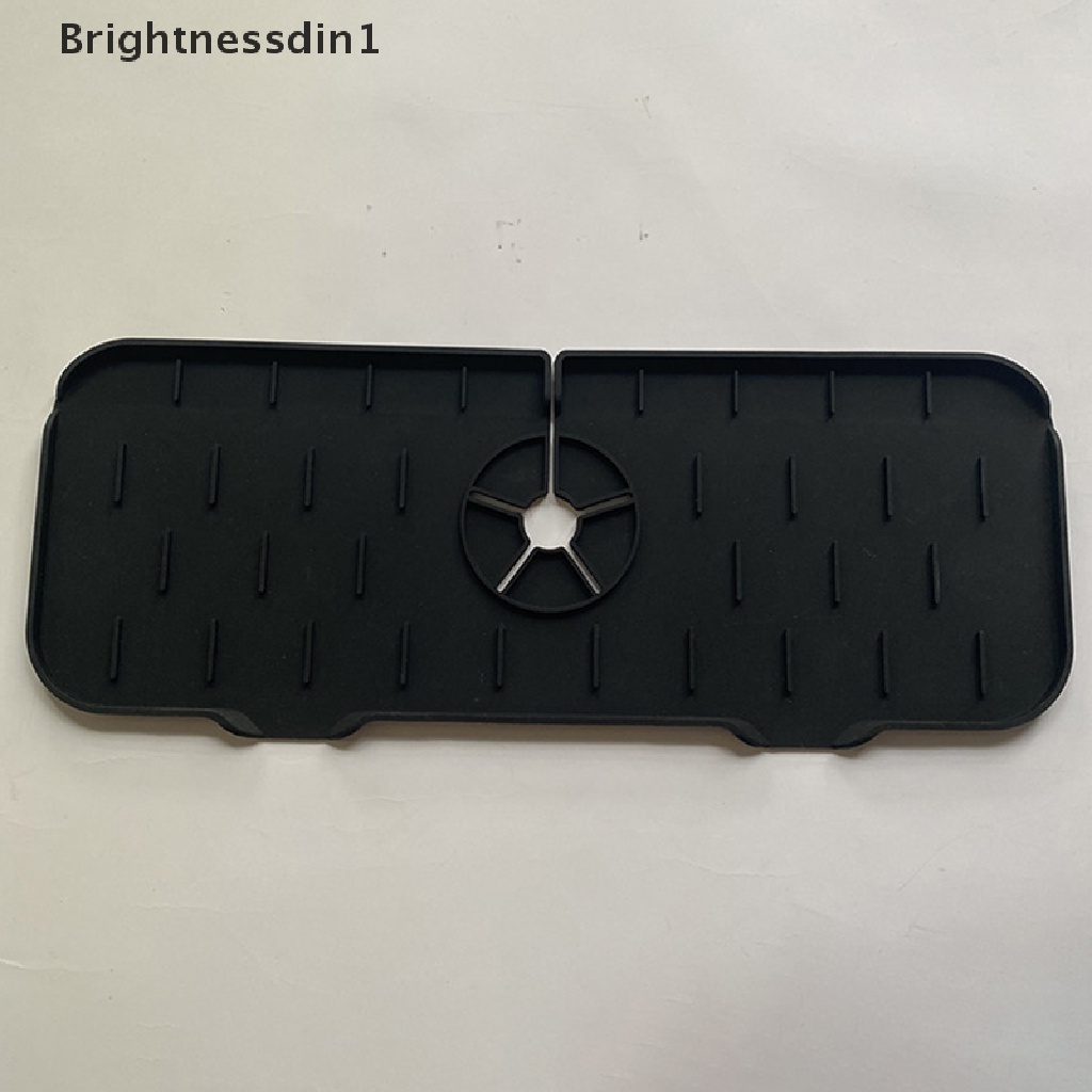 (Brightnessdin1) Pad / Mat Pengering Keran Air Bahan Silikon Untuk Perlengkapan Dapur