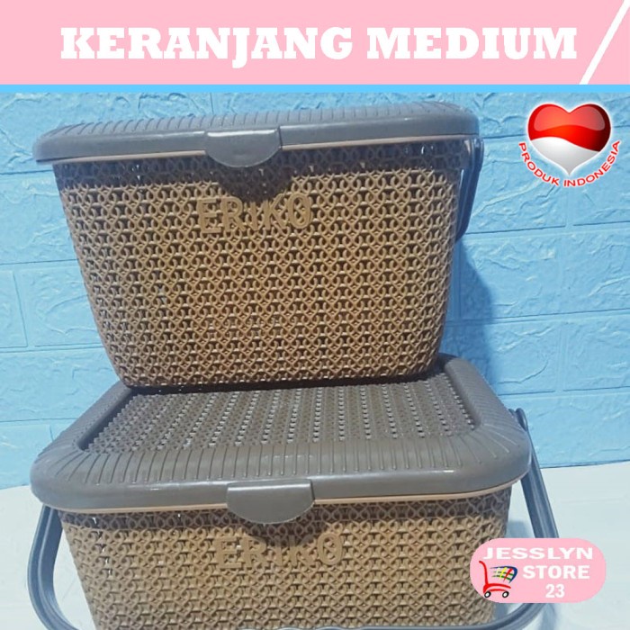 

Cantik Keranjang Tutup Eriko - Medium - Keranjang Plastik - Box Storage Hot Sale