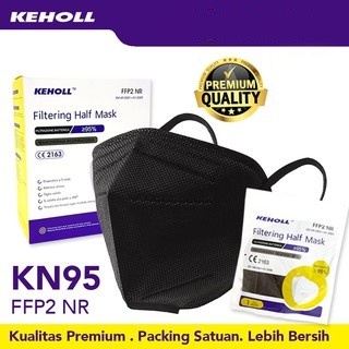 Masker Personal Pack KN95 5ply Packing Terbungkus Plastik Satuan Earloop Keholl 1 pcs