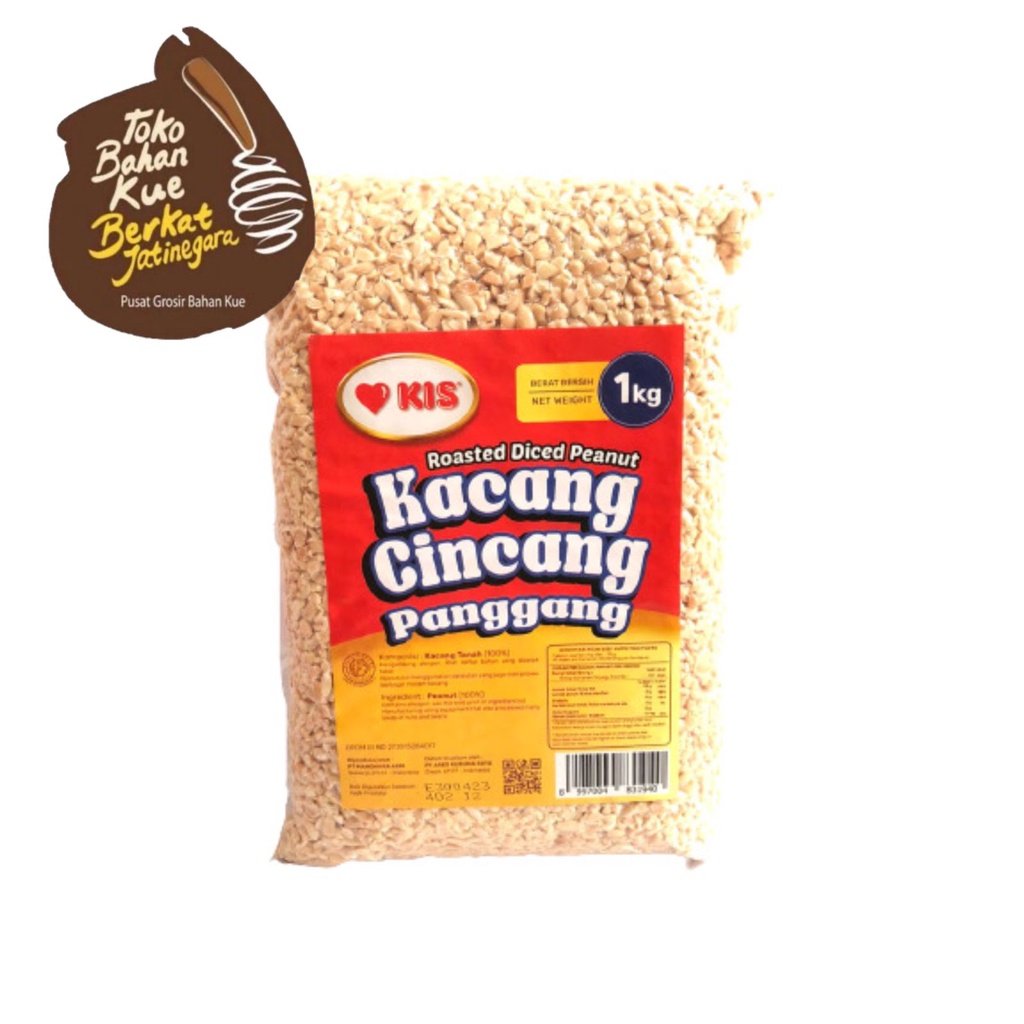 KACANG CINCANG PANGGANG 1 KG / CHEFMATE KACANG CINCANG