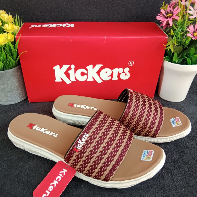 PROMO...! SANDAL WANITA KICKERS TERBARU TERKECE KEKINIAN TRENDY MURAH BERKUALITAS B02