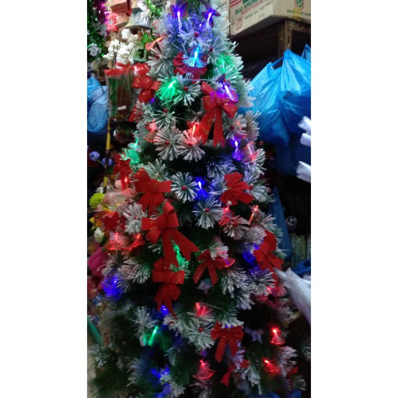 pohon natal salju tebal premium 150cm