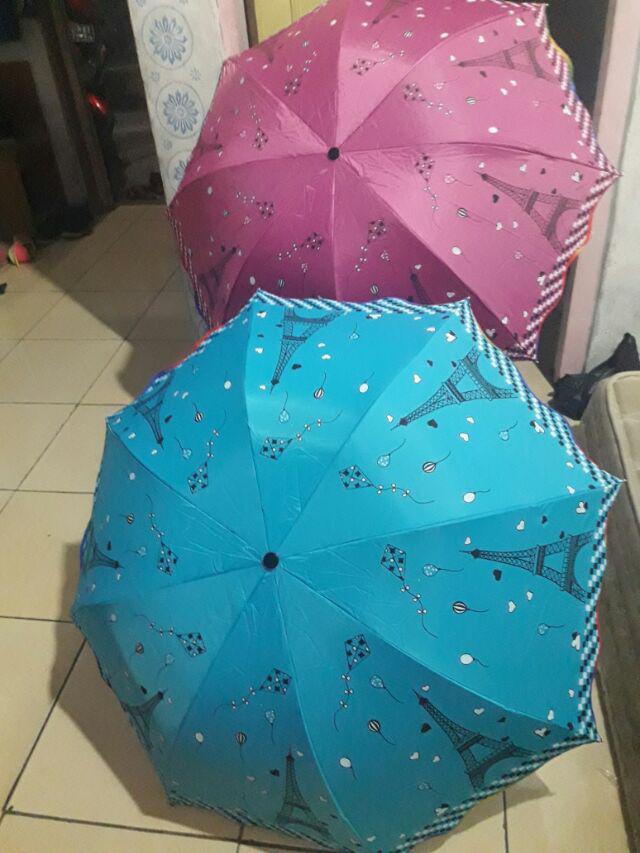 Payung Lipat 3 Paris Balon Mangkok