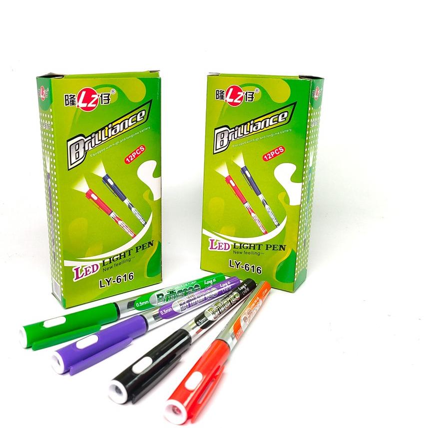 

Pulpen / 12pcs pulpen senter / pulpen gel senter LY616
