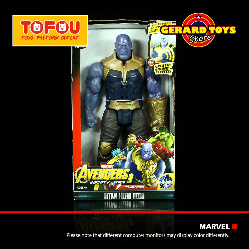 Action Figure Thanos Marvel Titan Hero Tech MURAH KEREN