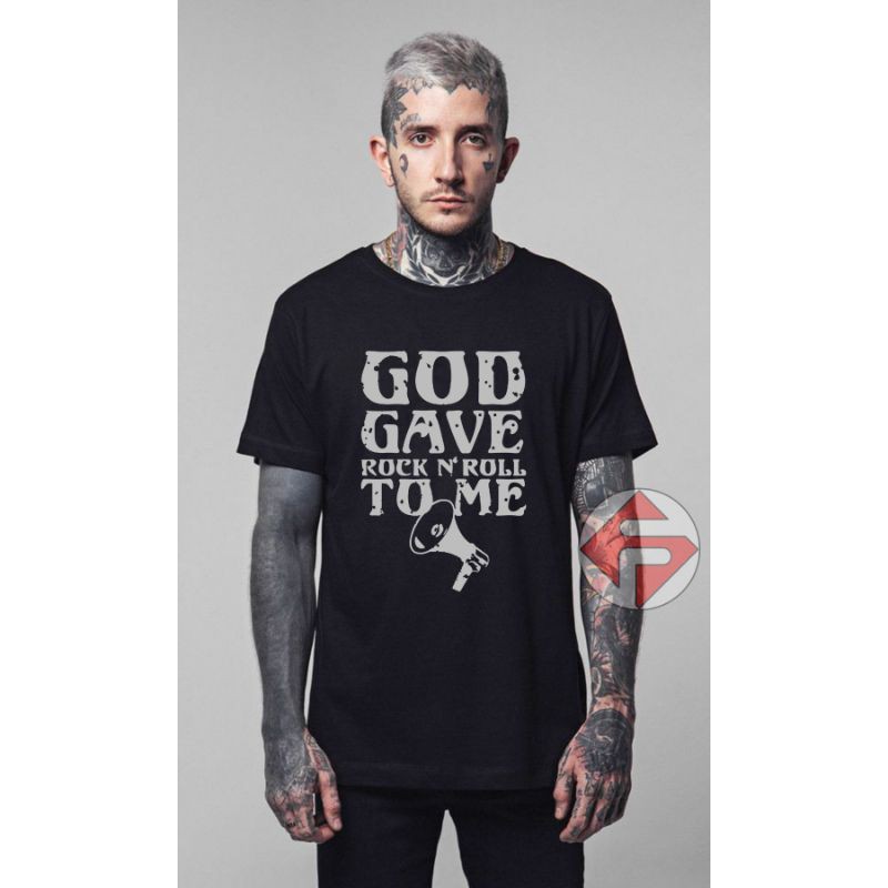 Baju Pria Kaos Band Jamrud God Gave Rock n Roll to Me