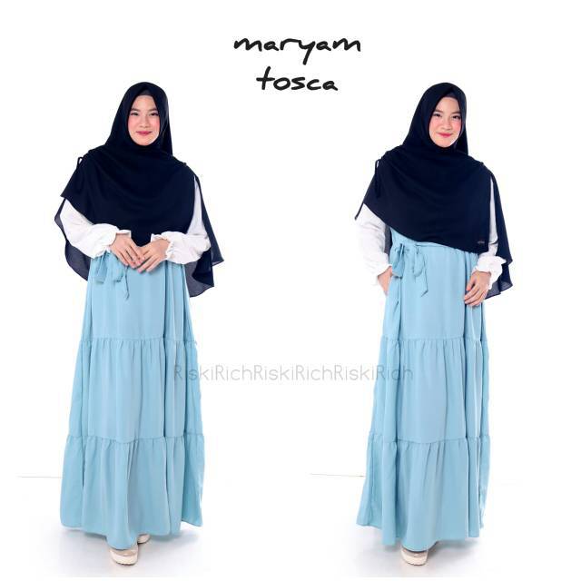 Gamis Wollycrepe premium, Maryam by Riskirich
