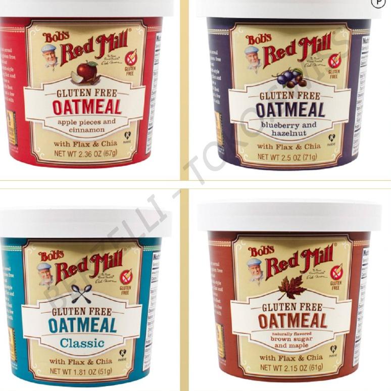 

TrxMm3M7--Oat Meal Bob’s Red Mill Gluten Free Old Fashioned Oats Flaxseed Chiaseed Healthy Food