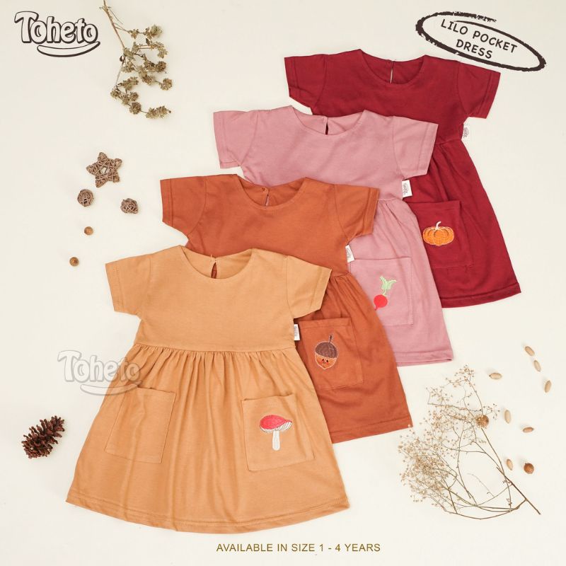 TOHETO - LILO POCKET - Dress  Anak 1-4 Tahun