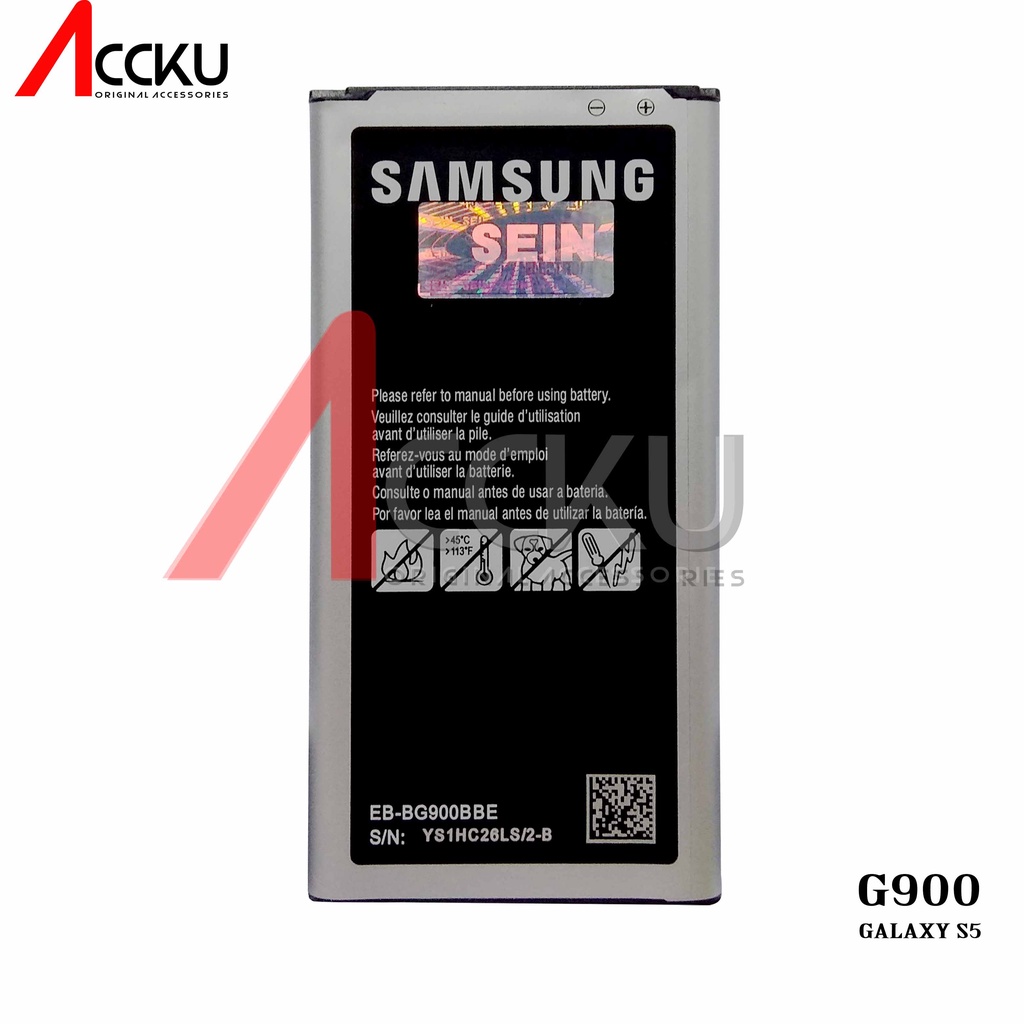 BATERAI BATTERY SAMSUNG S5 / G900F /  G900  / I9600 / EB-BG900BBC ORIGINAL 100%
