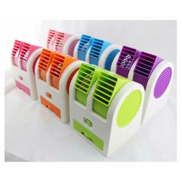 AC Mini Portable New 2 Window Kipas Mini USB