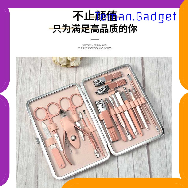 TG-FE359 KSBELLE GUNTING KUKU NAIL ART SET MANICURE PEDICURE 15 PCS - CT02