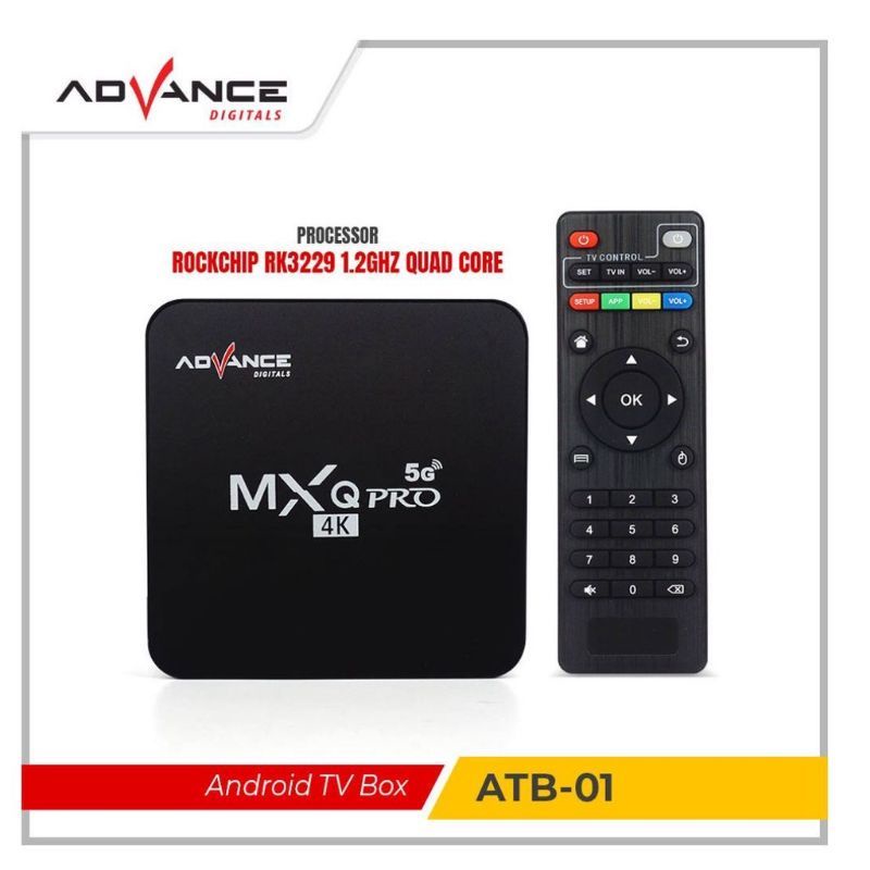 ANDROID TV BOX ADVANCE ATB-01 MXQ PRO 4K 2+16GB
