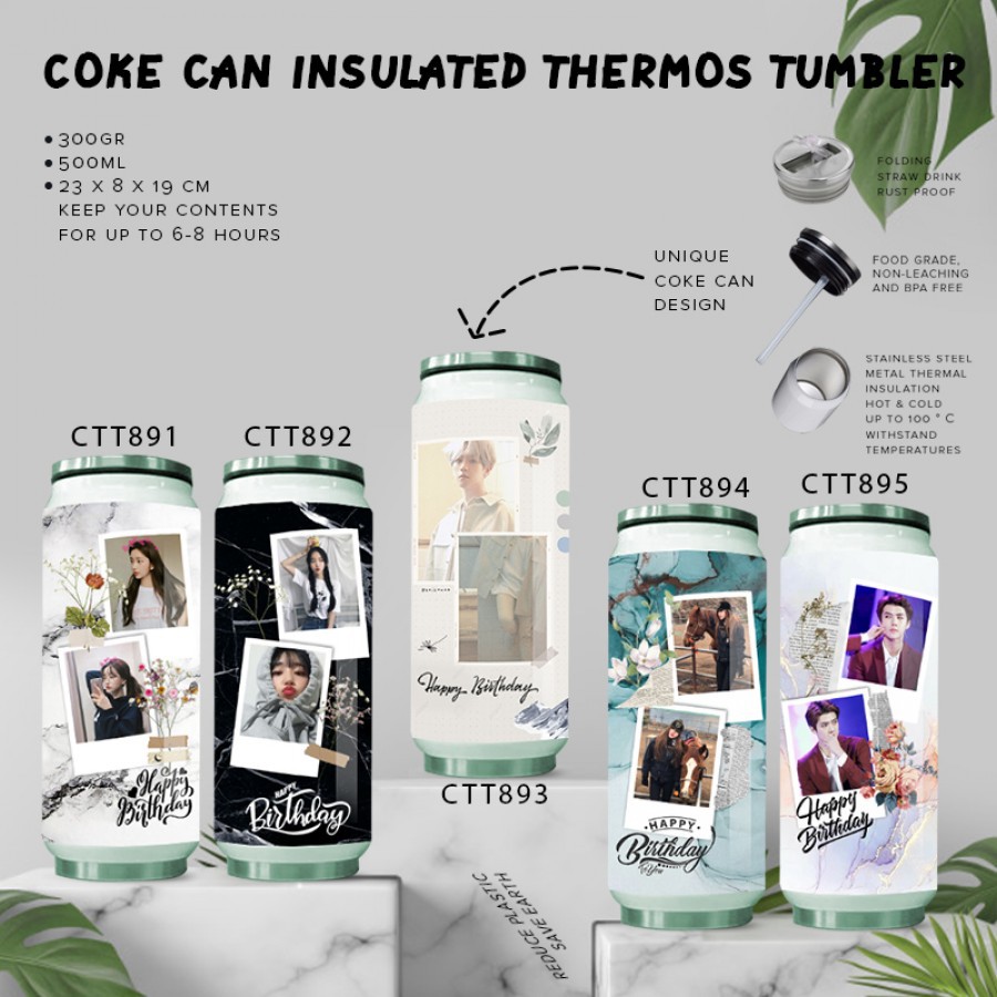 Custom coke can insulated thermos/TumblerCustom/botolinfuser/thermos/botolairminum/botolinfuser