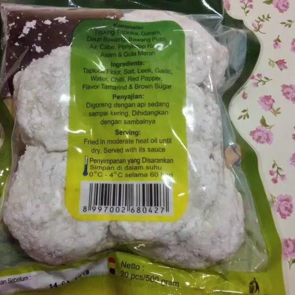 

『Perdana』 Rujak Cireng Kriwil Isi 20 Pcs Plus Sambal Cireng Rujak Exclusive Vacuum Pack