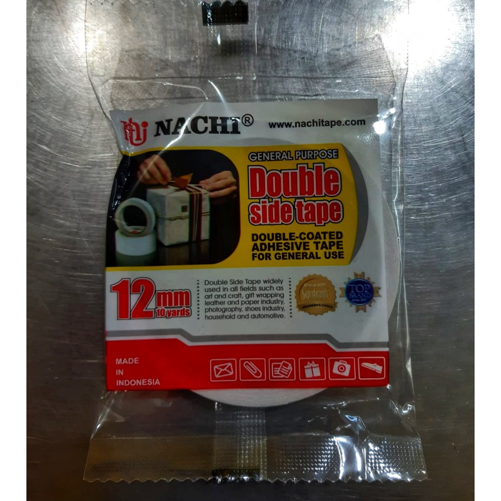

Isolasi Double Tape Nachi 12mm/Isolasi Bolak Balek Nachi 12mm