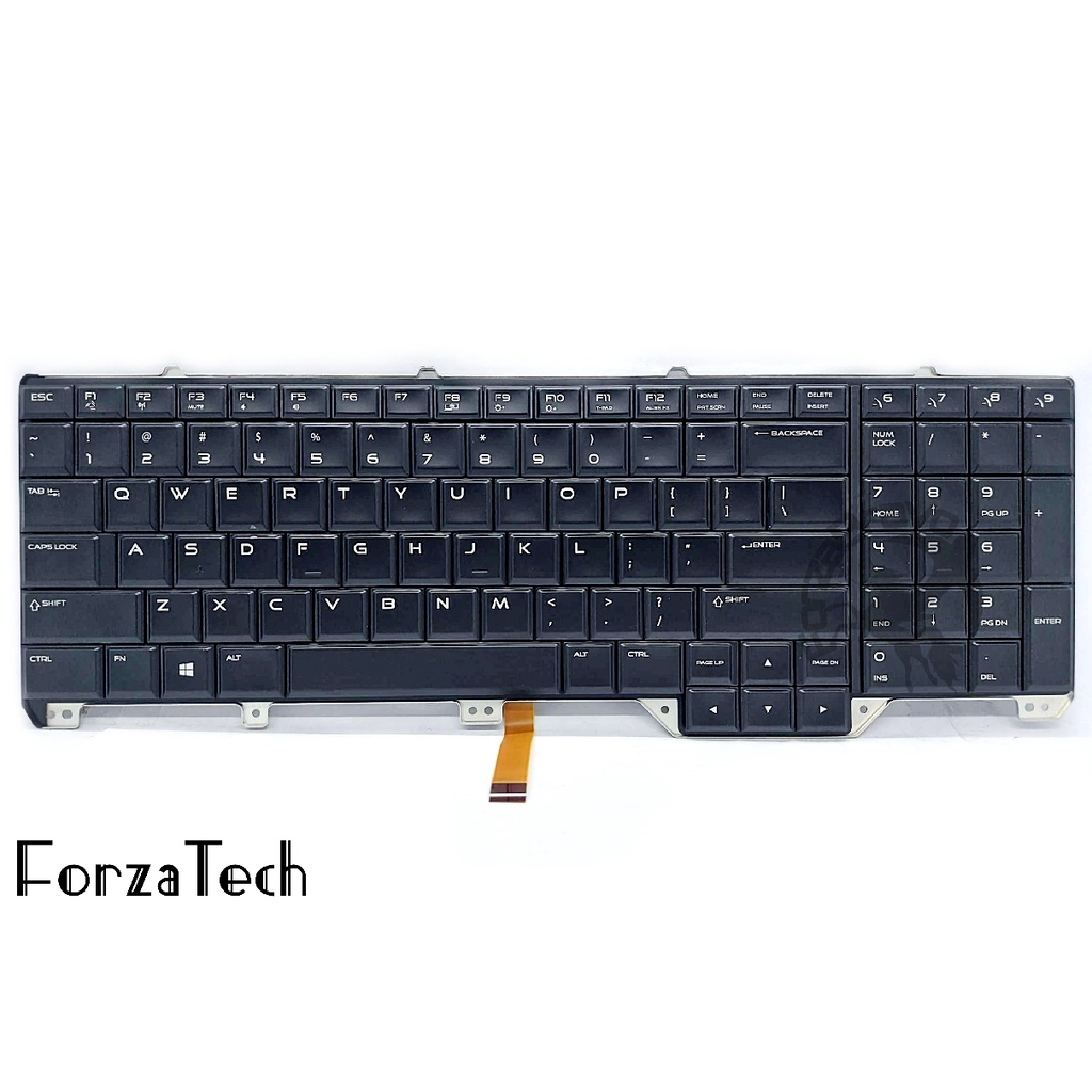 Keyboard Laptop DELL Alienware 17 R2 17 R3 17-R2 02C6KH Backlight US