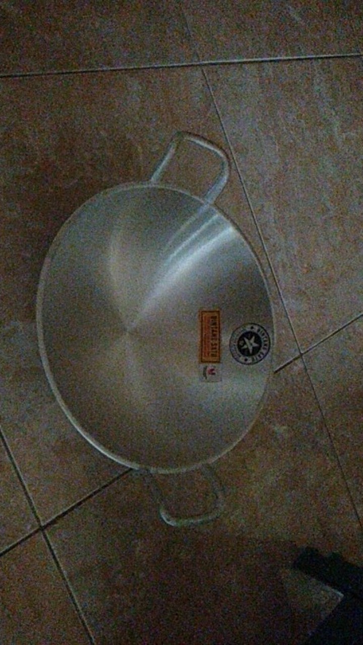 Wajan Kuali Penggorengan Cekung No. 12 Polos Termurah Wajan Kuwali Khas Tasik