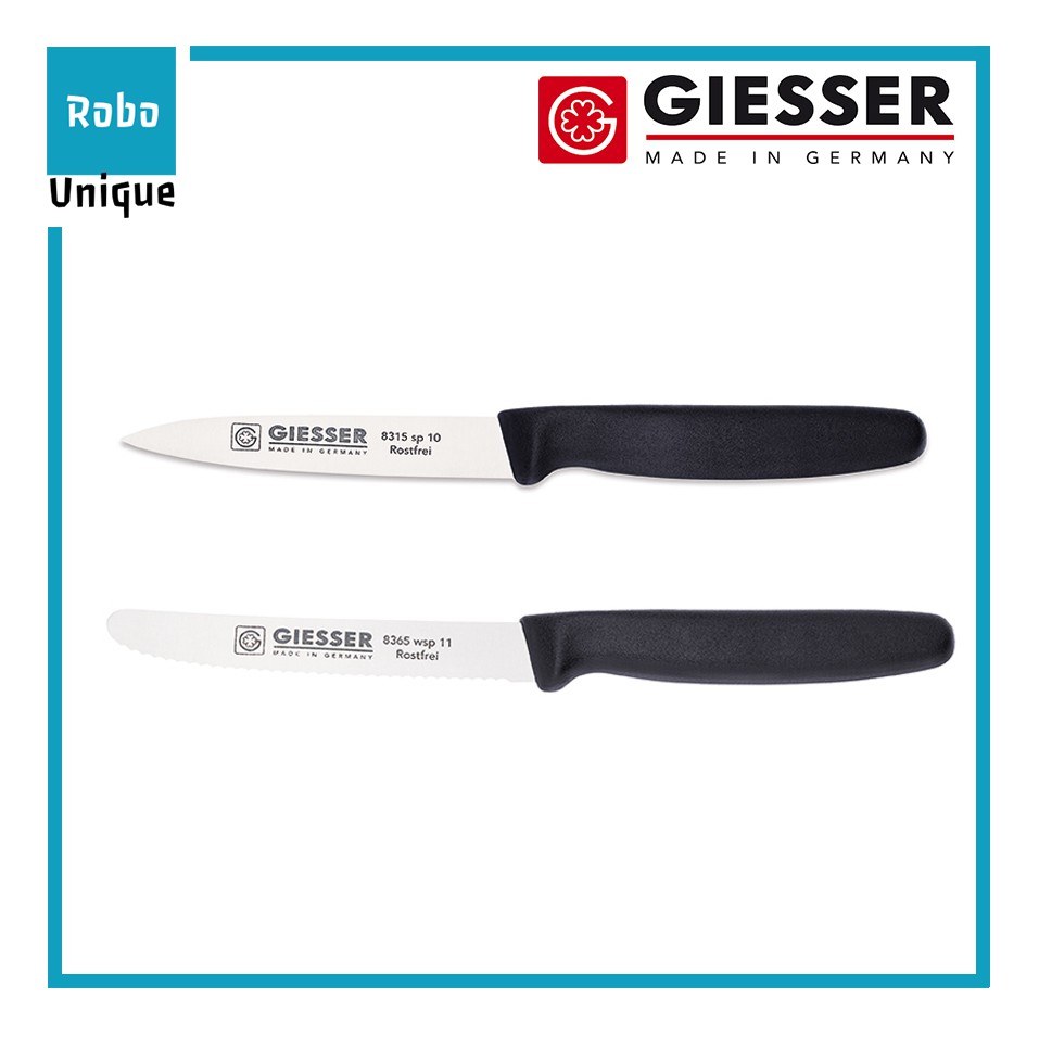 Giesser Universal Multipurpose Knife set 10-11cm pisau gerigi Made in Germany (2 pieces)