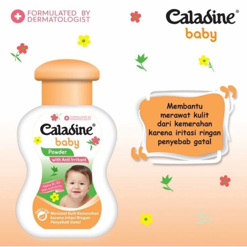 Caladine Baby Powder Anti Iritasi 100 gr/ bedak bayi 100gr