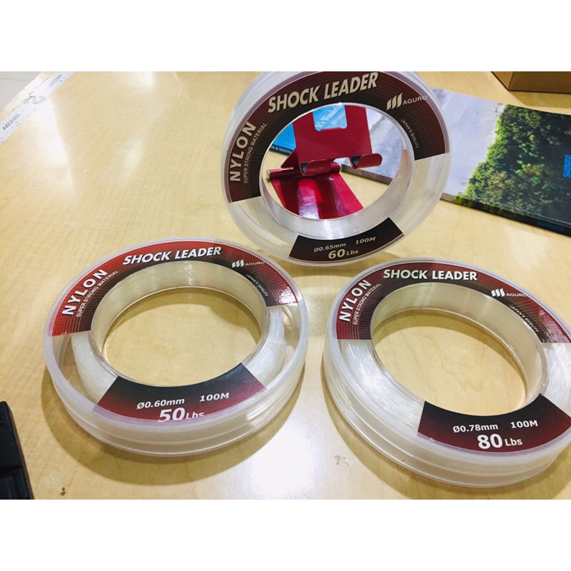 senar shock leader nylon maguro