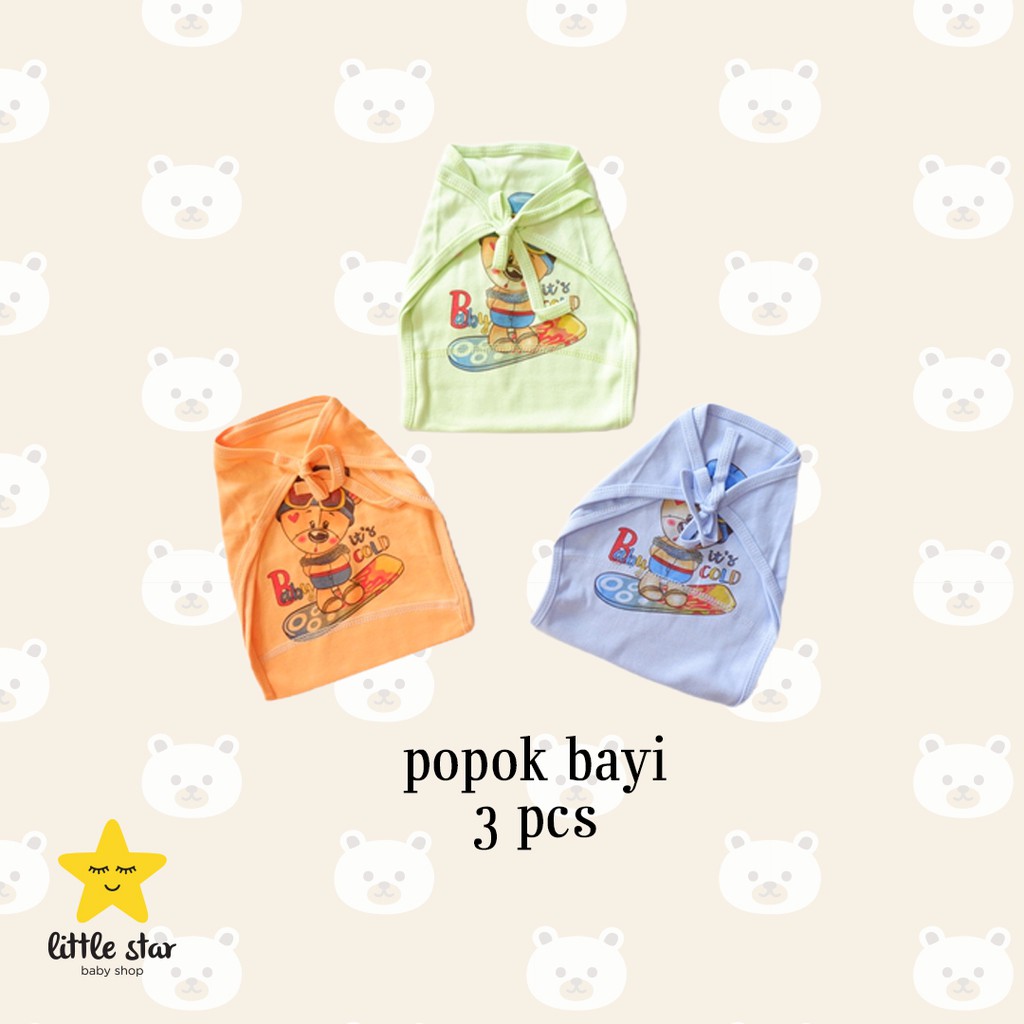 3 PCS Popok Kain Bayi Tali Ikat Anak Cewek Cowok