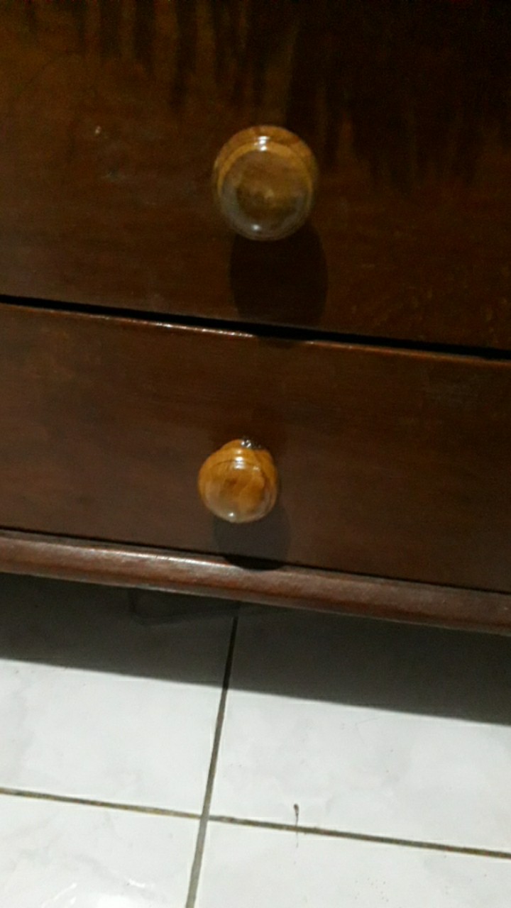 Tarikan Knop Laci Lemari Kayu Bulat