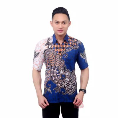 Kemeja Batik Pria Lengan Pendek Bswart Hrb026