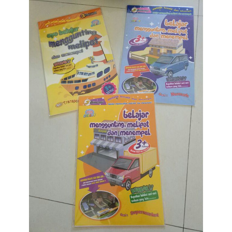 Jual Kegiatan Menggunting dan Menempel 3Dimensi | Shopee Indonesia