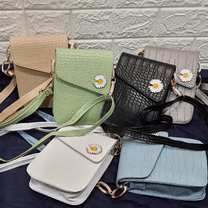 SLINGBAG MINI CROCO TAS HP / BISA BAYAR DITEMPAT