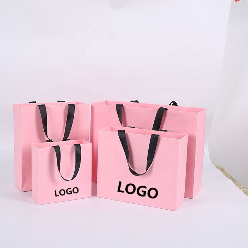 Jual Paper Bag Custom Segala Ukuran Dan Desain Dengan Tali Pita Satin Shopee Indonesia