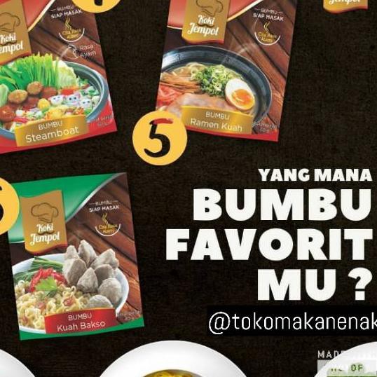 

T6T✪ Aneka bumbu homemade instan Koki Jempol/tomyam/suki/steamboat/ramen/kuah baso praktis enakl Ter