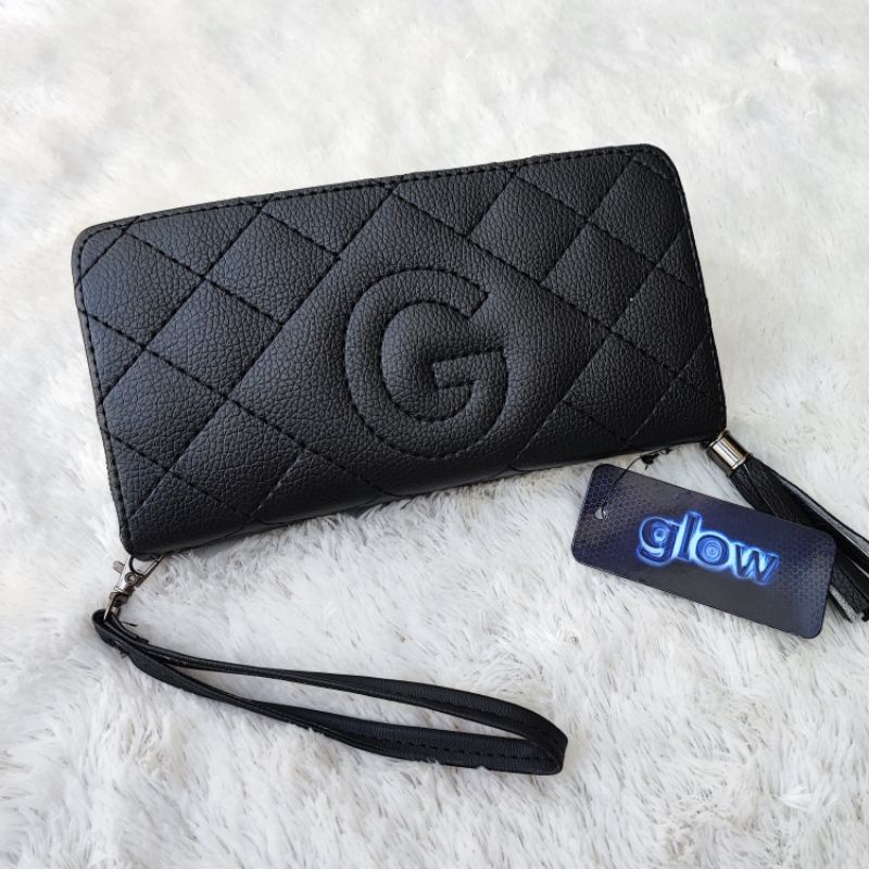 Glow Dompet Wanita Resleting Dompet Cewek Perempuan Panjang Resleting