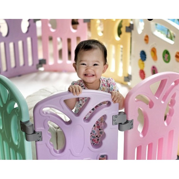 Pagar Bayi Coby Haus 12 + 4 (12 Panel + 2 Pintu + 2 Activity Board)