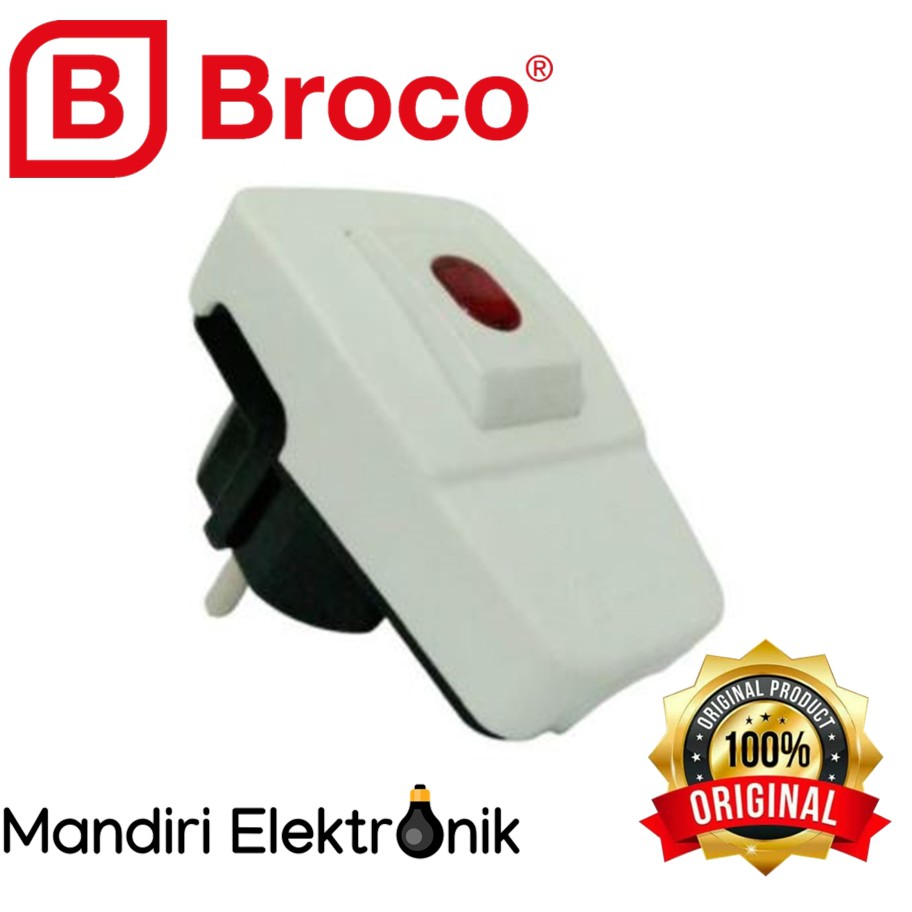 Steker lampu Broco / Steker Arde Broco / Colokan Broco 13311