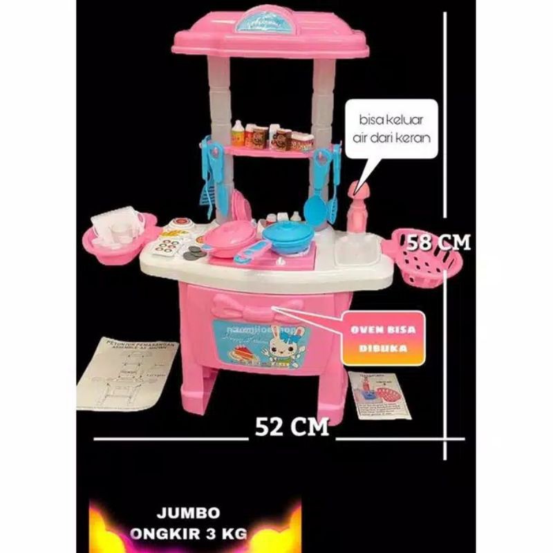 kitchen set jumbo mainan anak